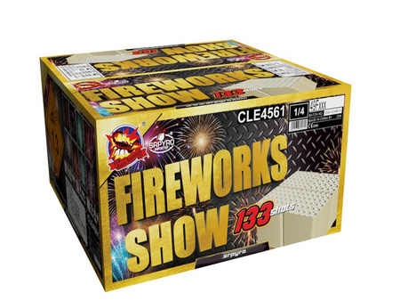 Fireworks Show CLE4561 - 133 strzałów 1"/1.2"